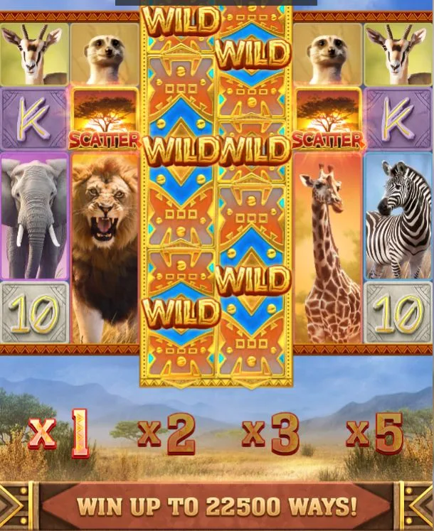 เกมสล็อต Safari Wilds
