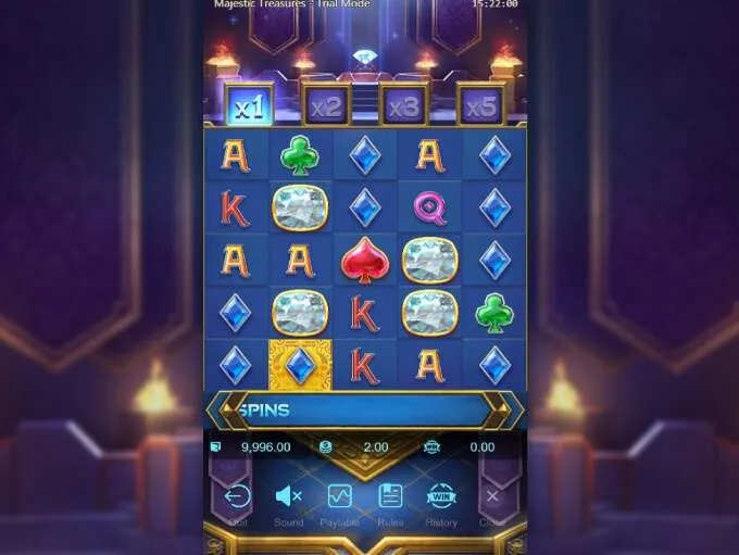 เกมสล็อต สมบัติอันสง่างาม Majestic Treasures