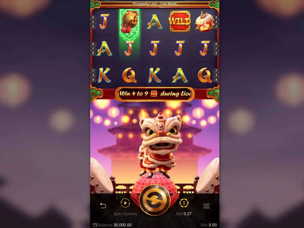 เกมสล็อต Prosperity Lion