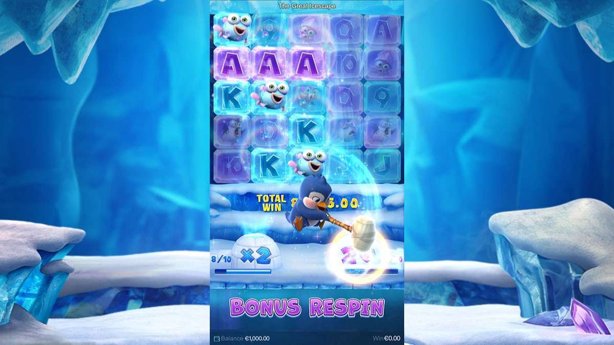เกมสล็อต The Great Icescape pg
