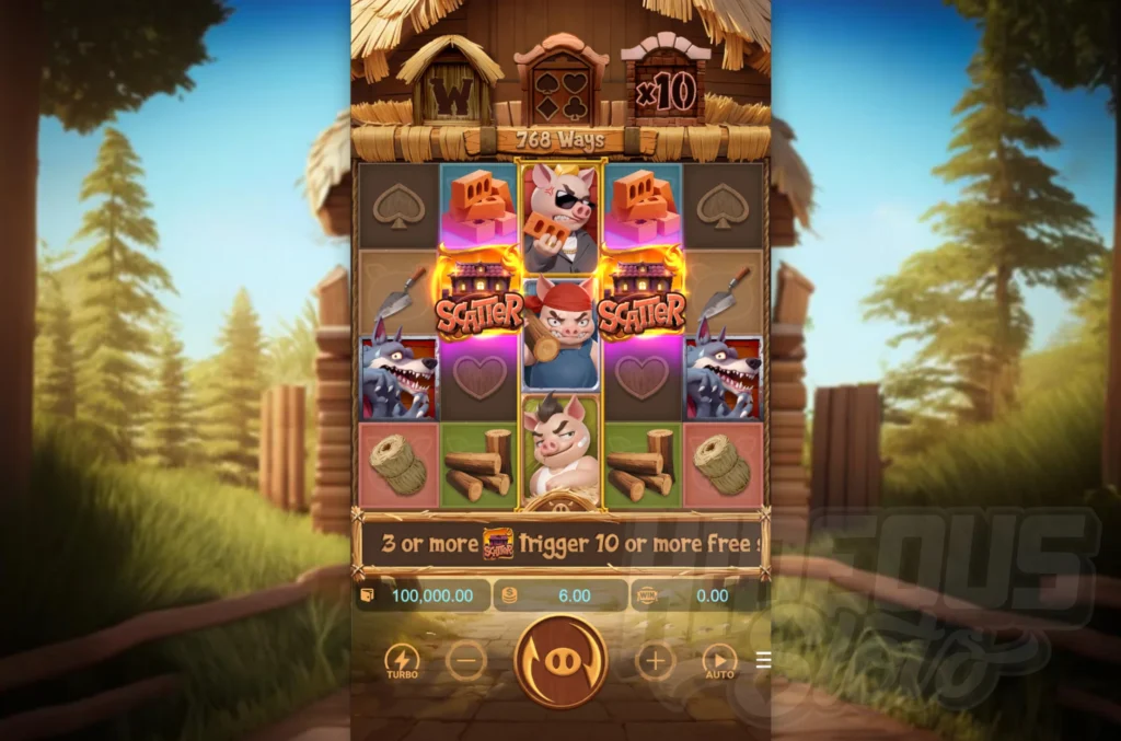three crazy piggies slot pg