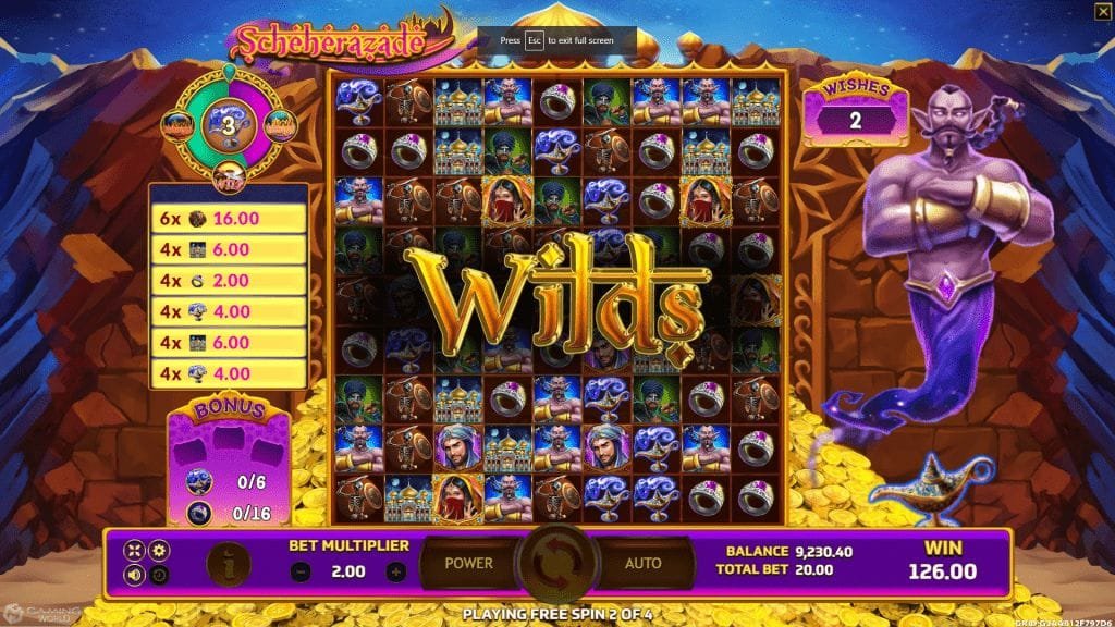 เกมสล็อต Scheherazade slot